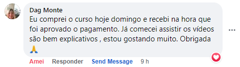 Depoimento aluna