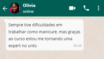 Depoimento aluna