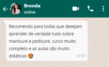 Depoimento aluna